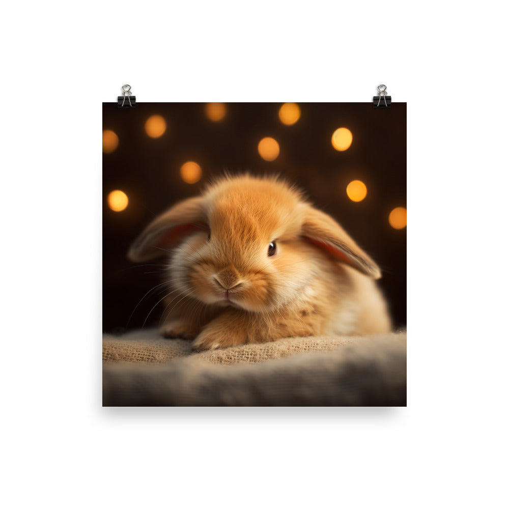 American Fuzzy Lop Photo paper poster - PosterfyAI.com