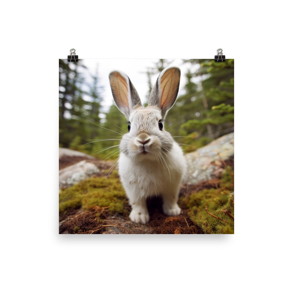 Rhinelander Bunny Photo paper poster - PosterfyAI.com