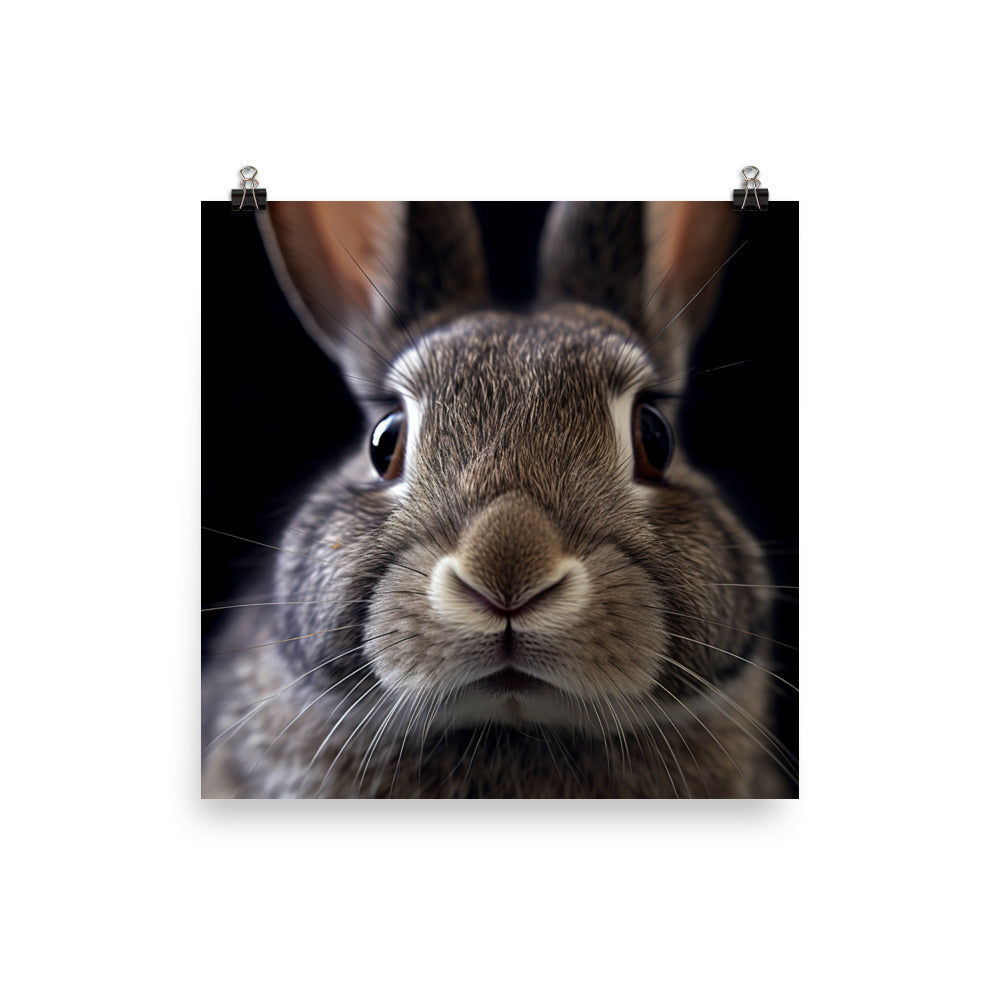 Charming Britannia Petite Bunny Photo paper poster - PosterfyAI.com