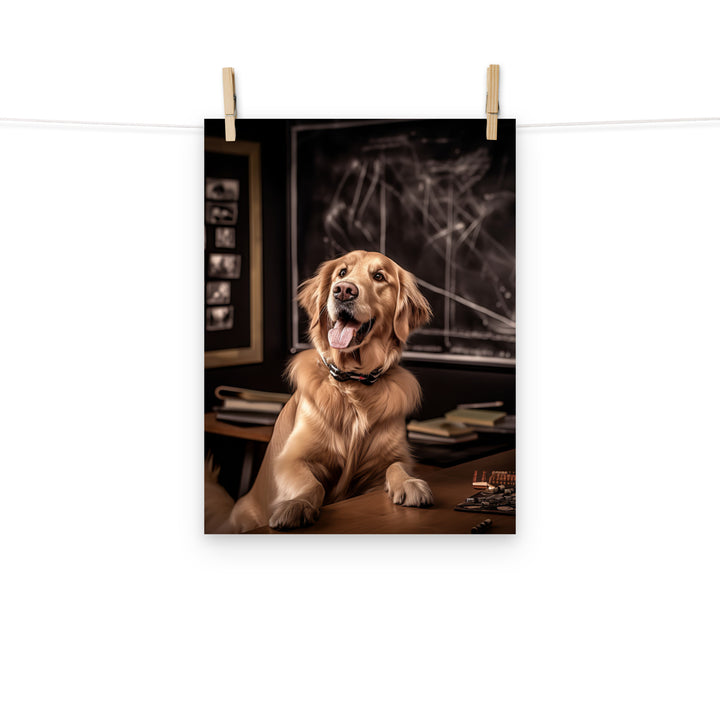 Golden Retriever Photo paper poster - PosterfyAI.com