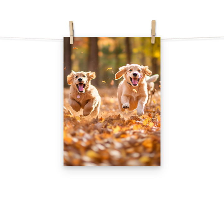 Golden Retriever Photo paper poster - PosterfyAI.com