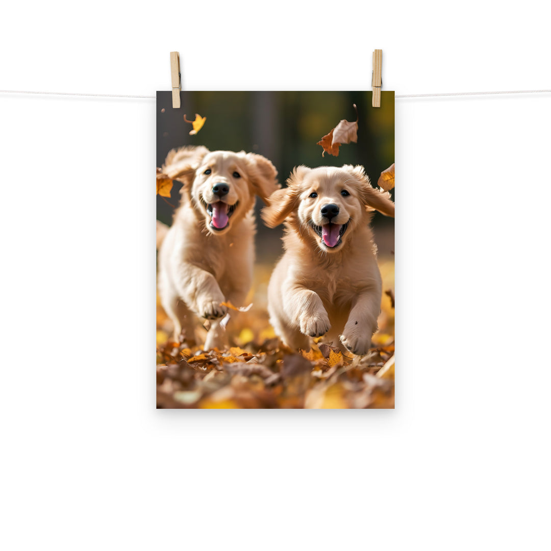 Golden Retriever Photo paper poster - PosterfyAI.com