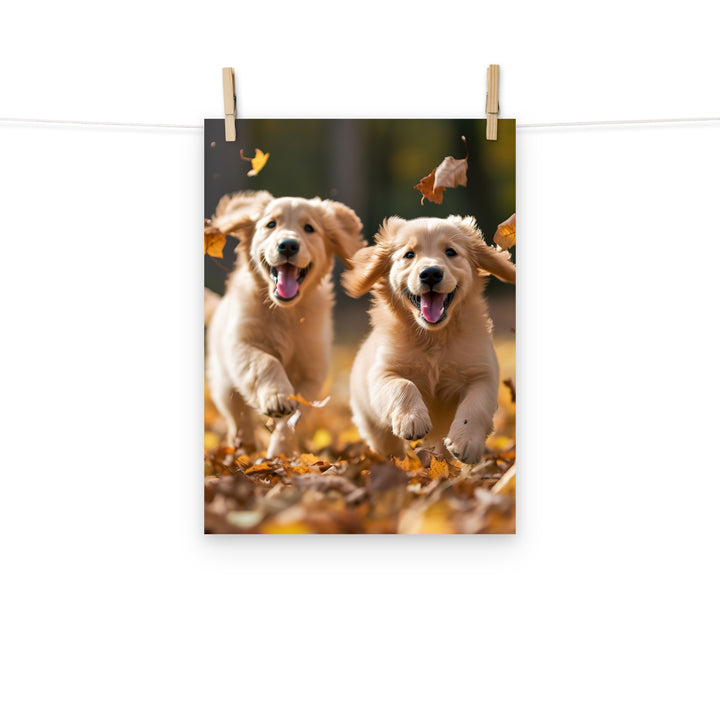 Golden Retriever Photo paper poster - PosterfyAI.com