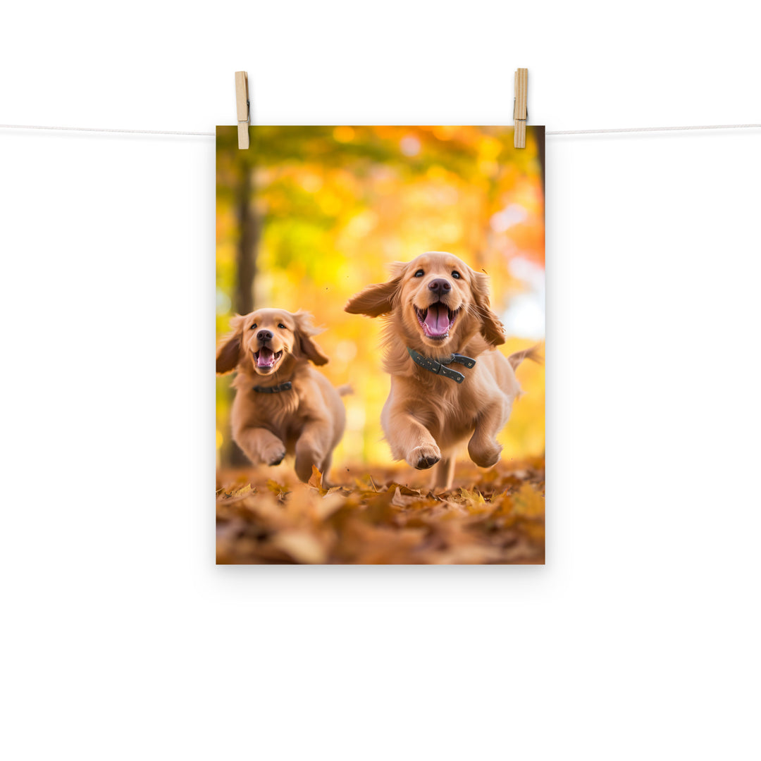 Golden Retriever Photo paper poster - PosterfyAI.com