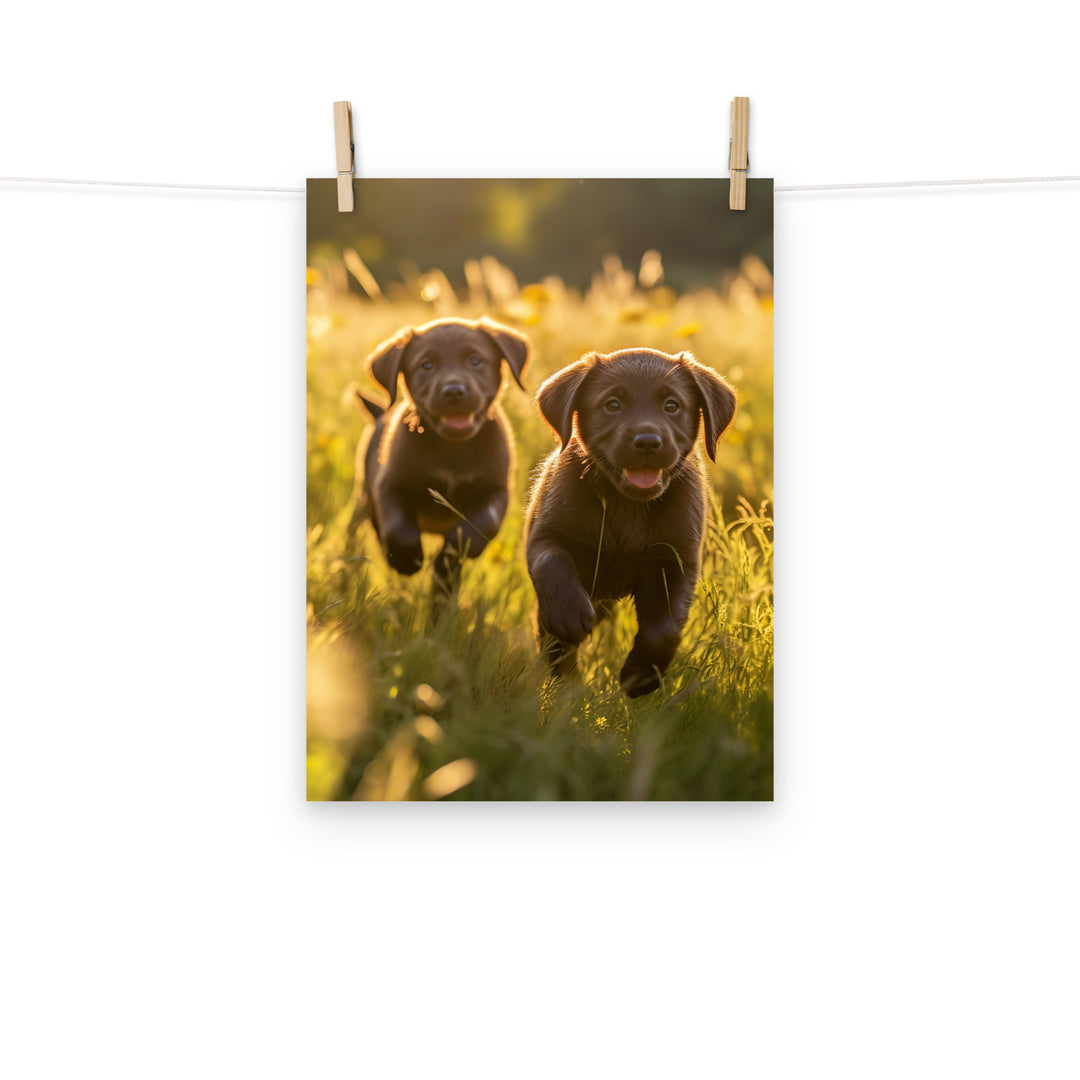 Labrador Retriever Photo paper poster - PosterfyAI.com
