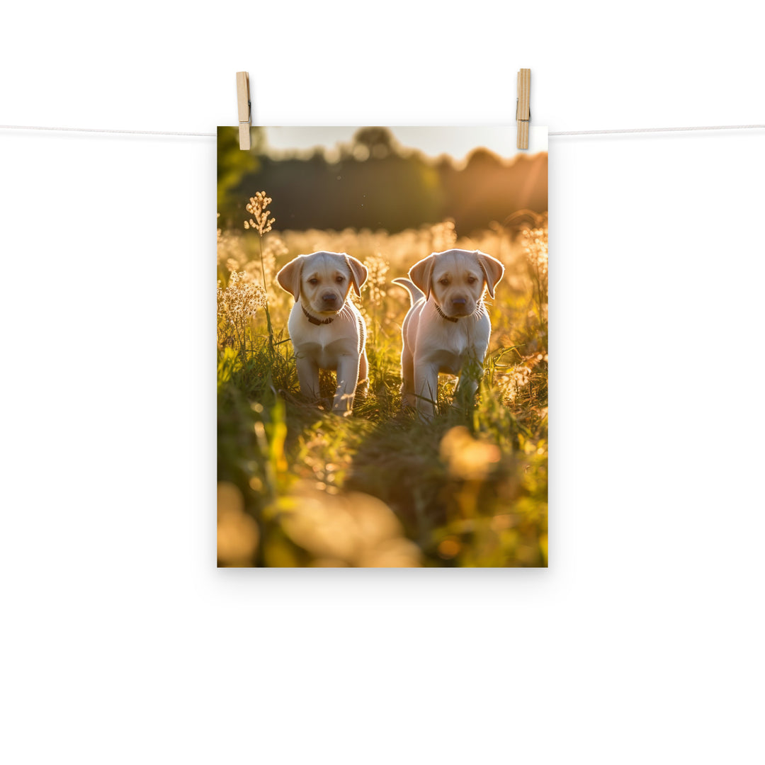 Labrador Retriever Photo paper poster - PosterfyAI.com