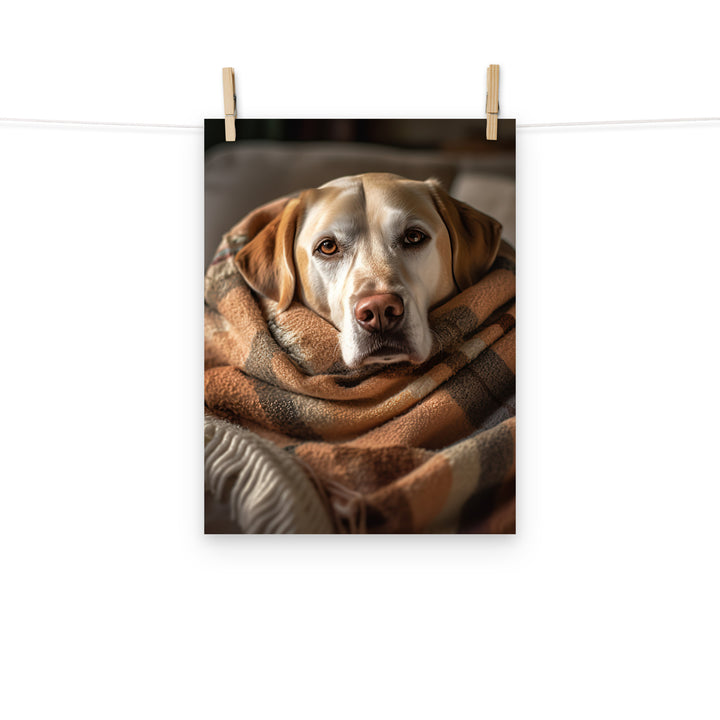 Labrador Retriever Photo paper poster - PosterfyAI.com