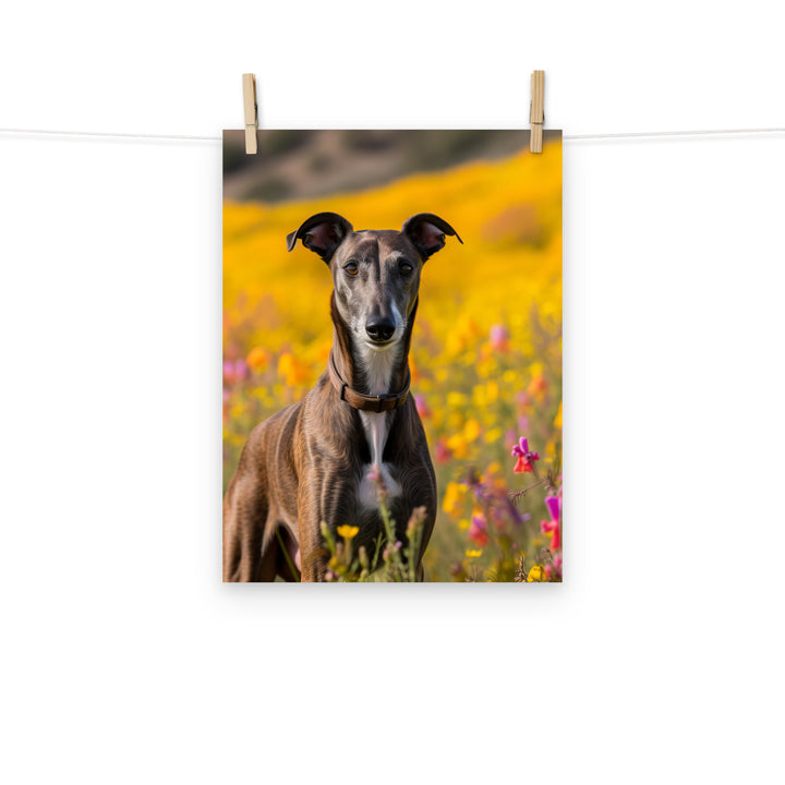 Greyhound Photo paper poster - PosterfyAI.com