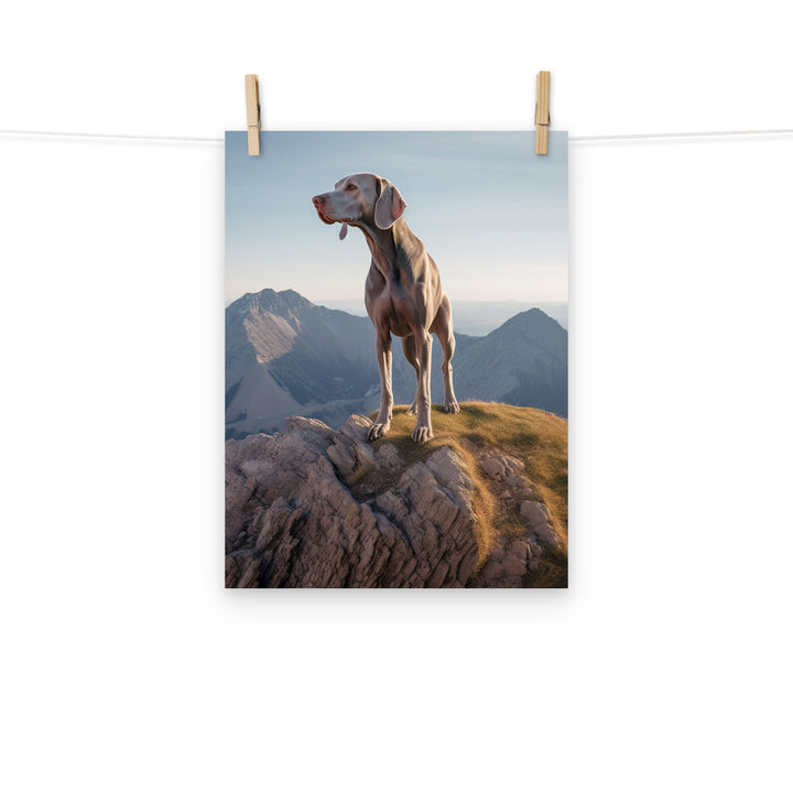 Weimaraner Photo paper poster - PosterfyAI.com