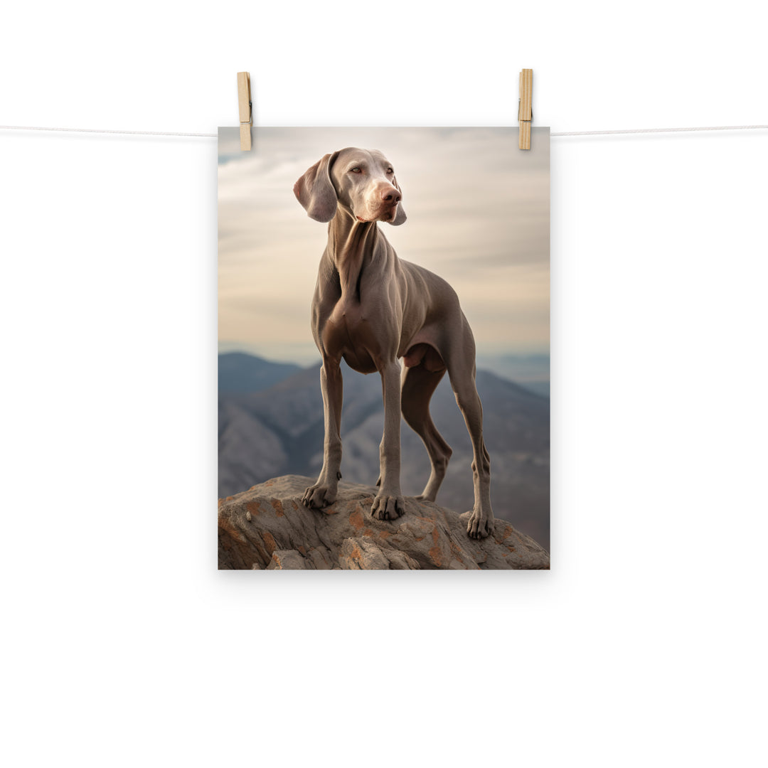 Weimaraner Photo paper poster - PosterfyAI.com