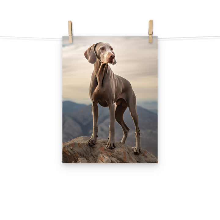 Weimaraner Photo paper poster - PosterfyAI.com