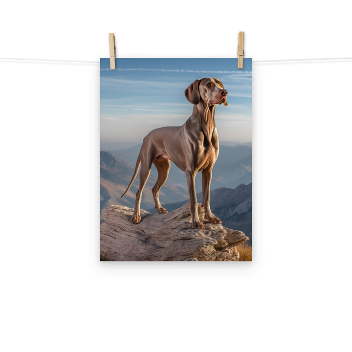 Weimaraner Photo paper poster - PosterfyAI.com