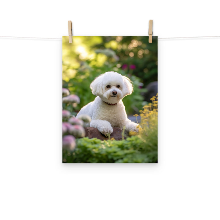 Bichon Frise Photo paper poster - PosterfyAI.com