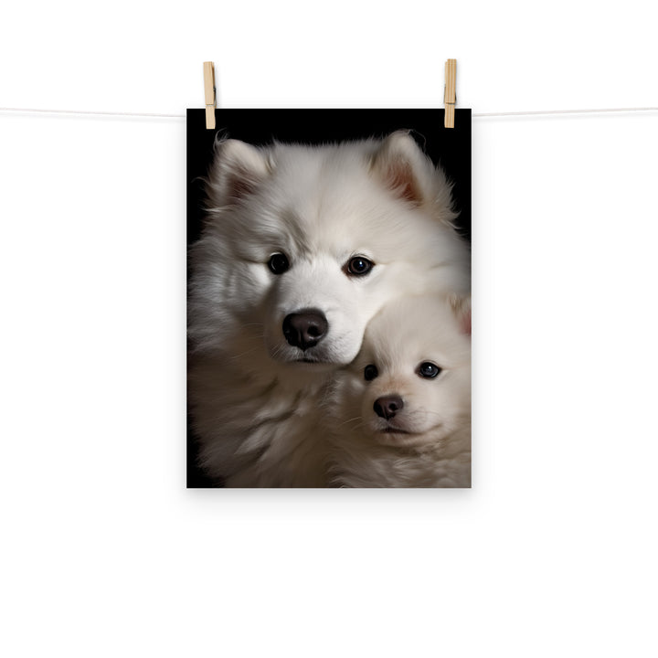 Samoyed Photo paper poster - PosterfyAI.com