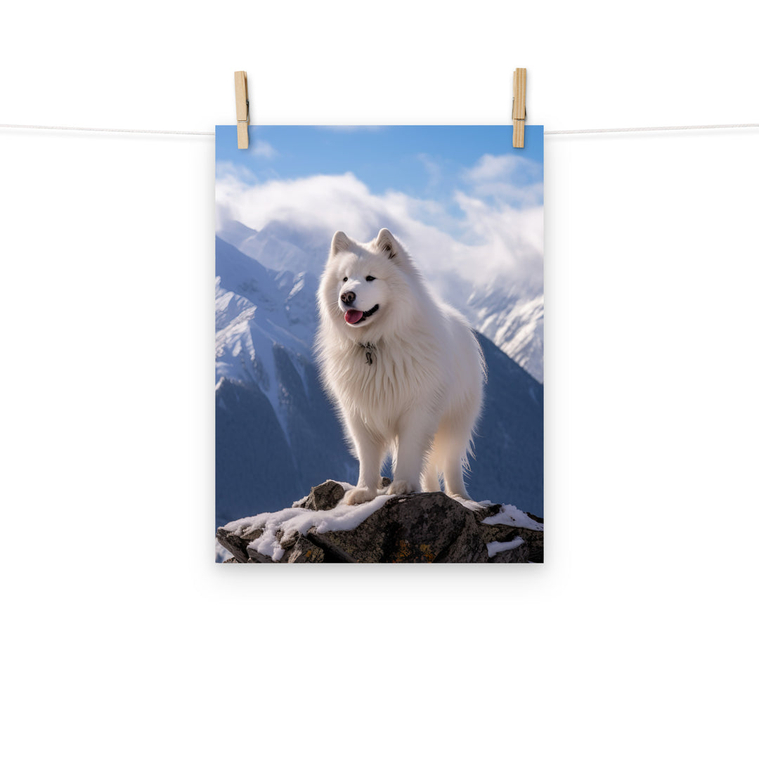 Samoyed Photo paper poster - PosterfyAI.com