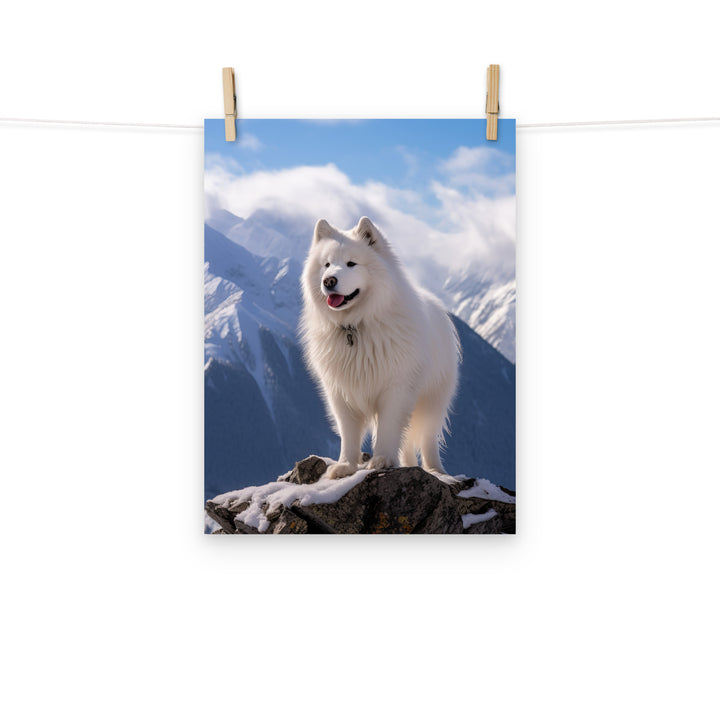 Samoyed Photo paper poster - PosterfyAI.com