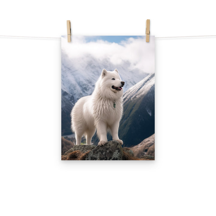 Samoyed Photo paper poster - PosterfyAI.com