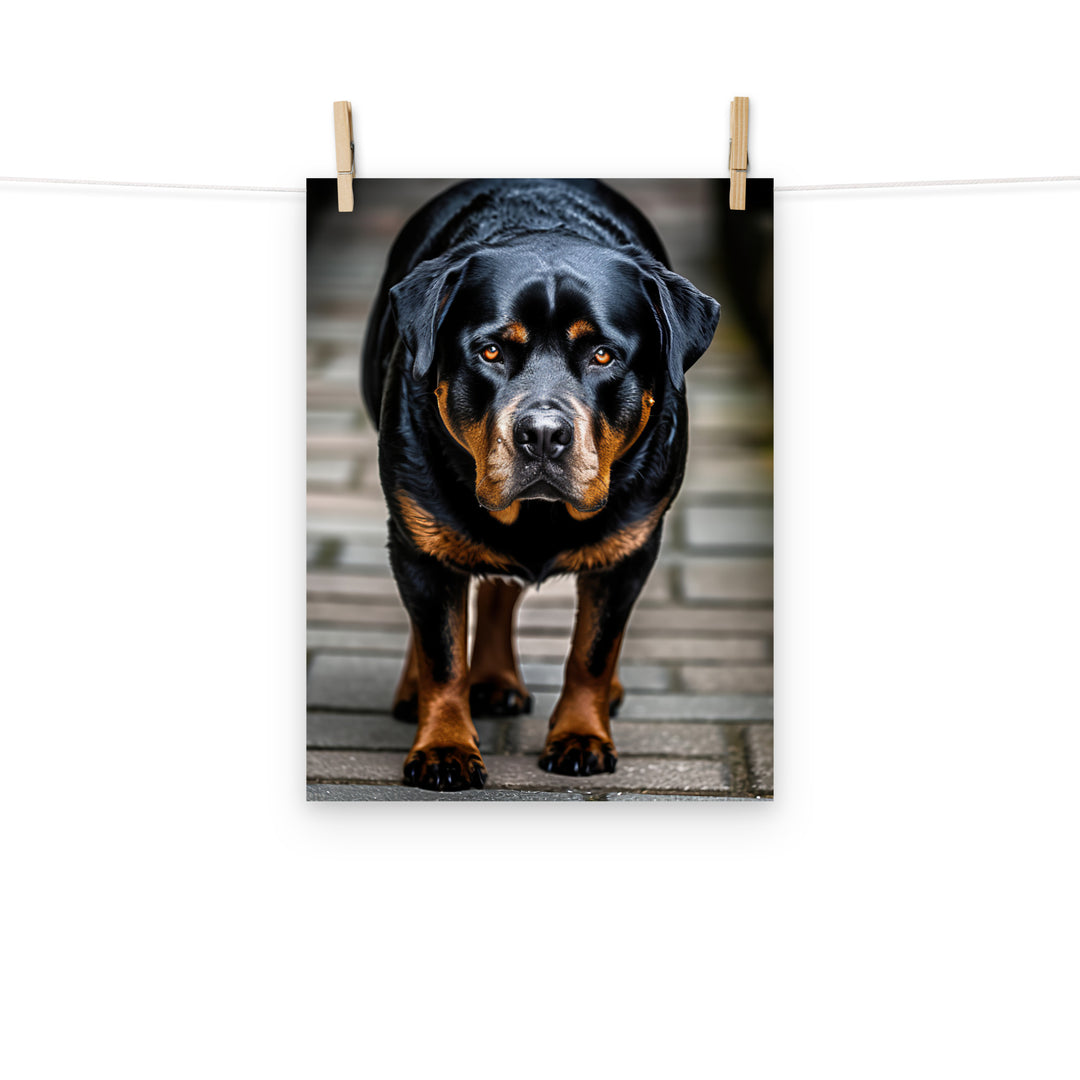 Rottweiler Photo paper poster - PosterfyAI.com