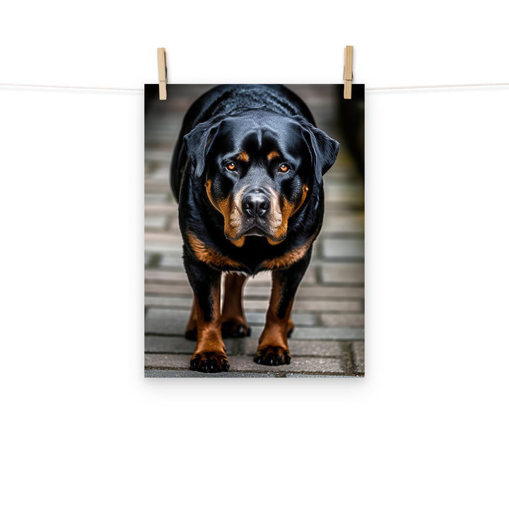 Rottweiler Photo paper poster - PosterfyAI.com