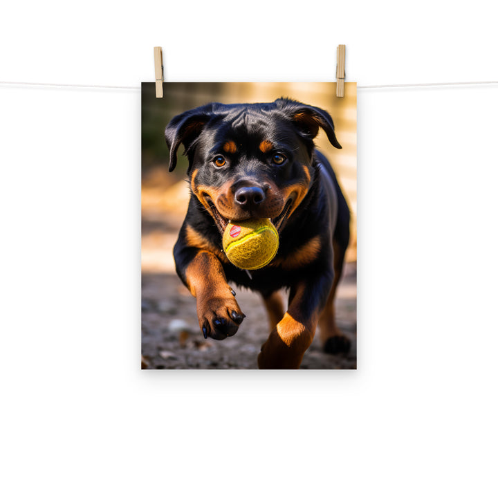 Rottweiler Photo paper poster - PosterfyAI.com