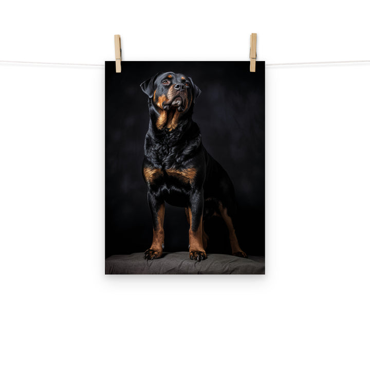 Rottweiler Photo paper poster - PosterfyAI.com
