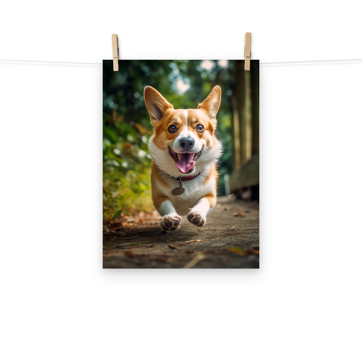 Welsh Corgi Photo paper poster - PosterfyAI.com