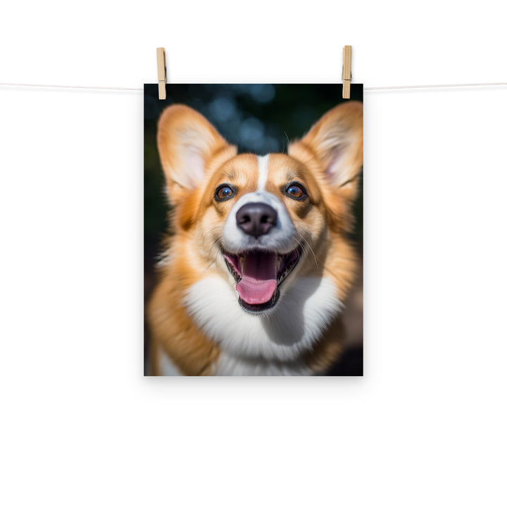 Welsh Corgi Photo paper poster - PosterfyAI.com