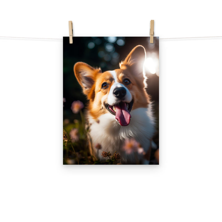 Welsh Corgi Photo paper poster - PosterfyAI.com