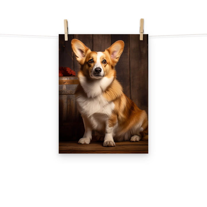 Welsh Corgi Photo paper poster - PosterfyAI.com