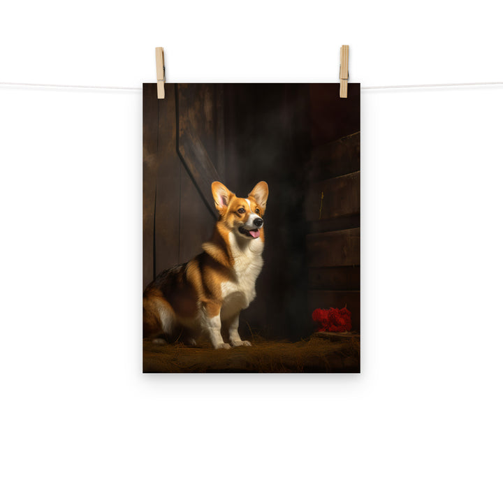 Welsh Corgi Photo paper poster - PosterfyAI.com
