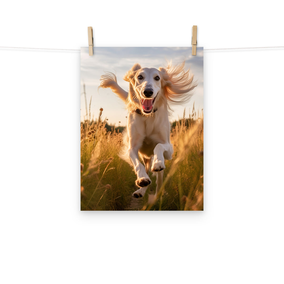 Saluki Photo paper poster - PosterfyAI.com
