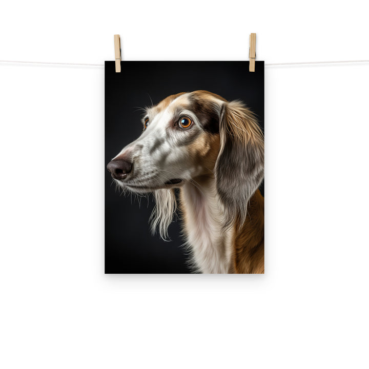 Saluki Photo paper poster - PosterfyAI.com