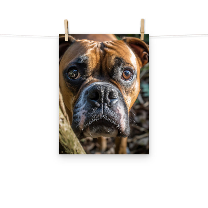 Boxer Photo paper poster - PosterfyAI.com