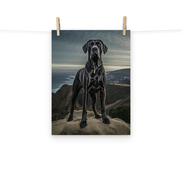 Great Dane Photo paper poster - PosterfyAI.com