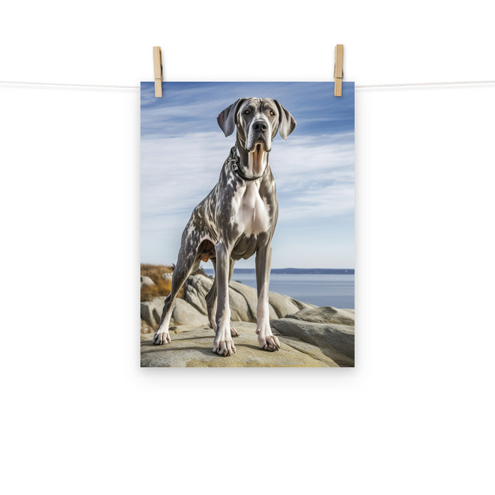 Great Dane Photo paper poster - PosterfyAI.com