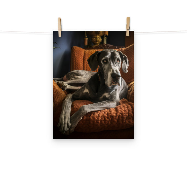 Great Dane Photo paper poster - PosterfyAI.com