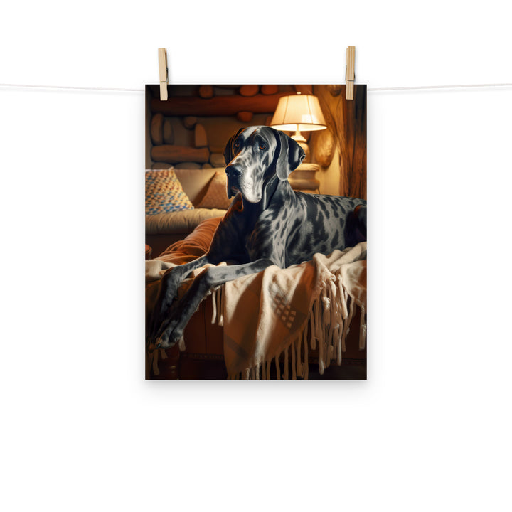 Great Dane Photo paper poster - PosterfyAI.com