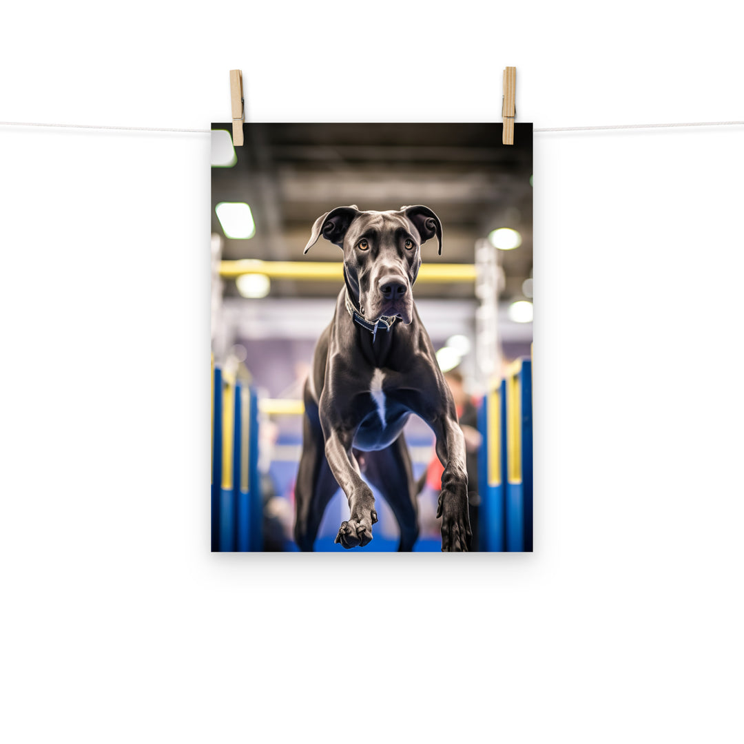 Great Dane Photo paper poster - PosterfyAI.com