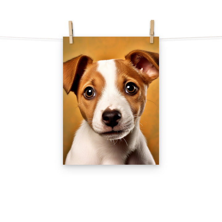 Jack Russell Terrier Photo paper poster - PosterfyAI.com