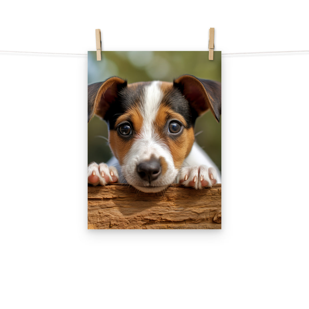 Jack Russell Terrier Photo paper poster - PosterfyAI.com