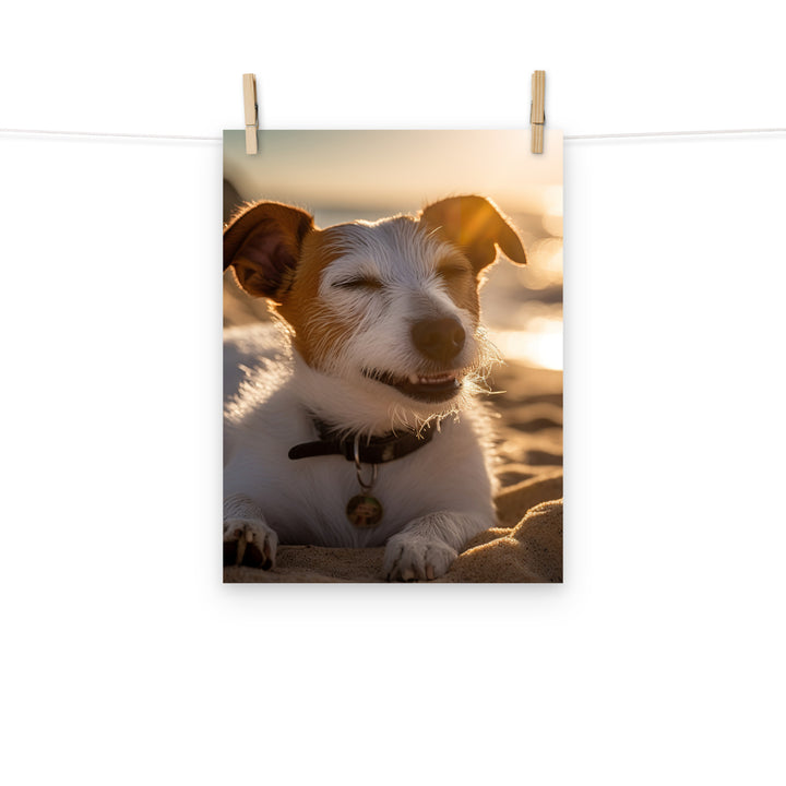 Jack Russell Terrier Photo paper poster - PosterfyAI.com