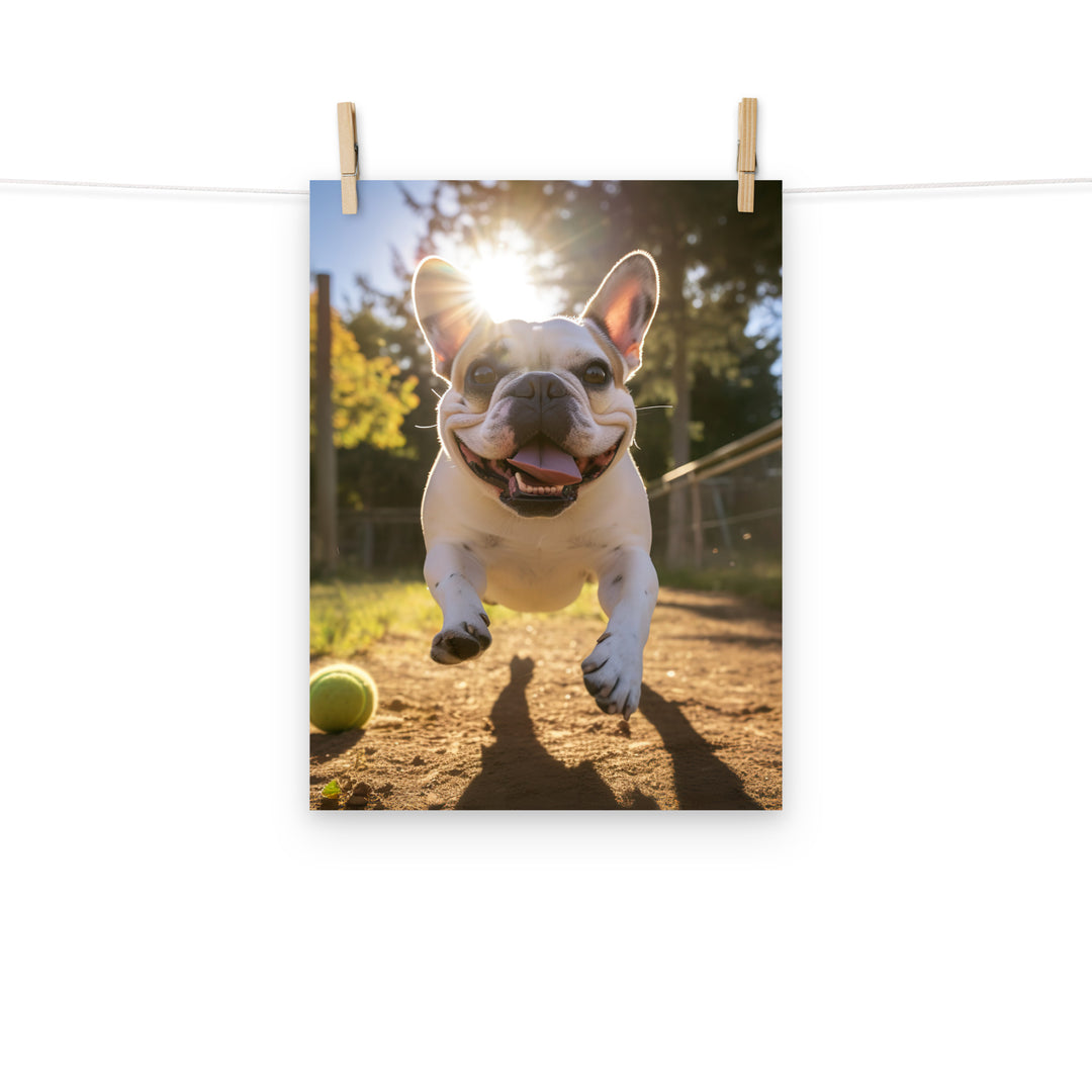 French Bulldog Photo paper poster - PosterfyAI.com