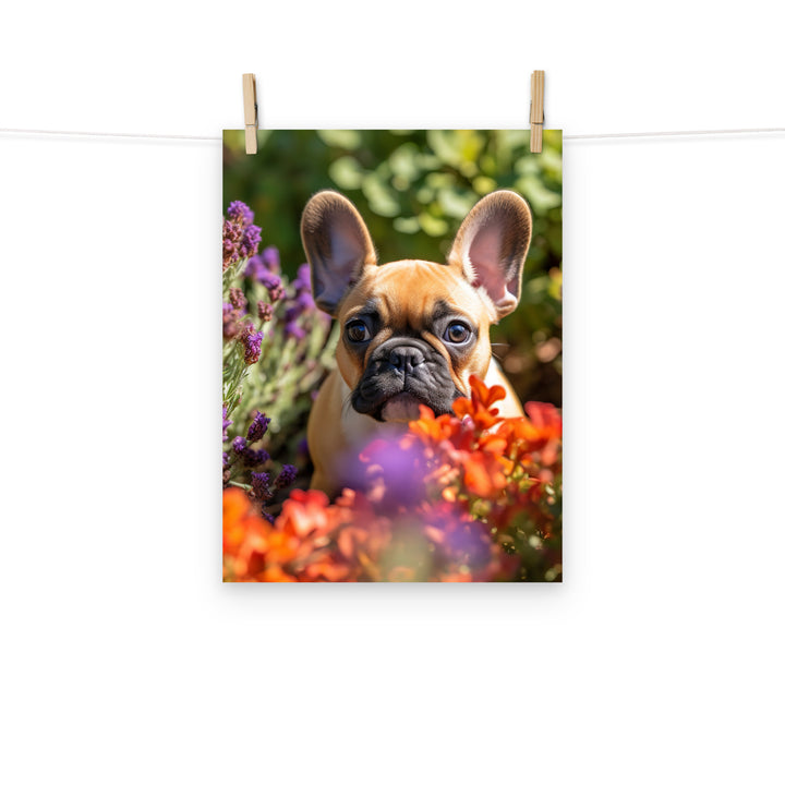 French Bulldog Photo paper poster - PosterfyAI.com