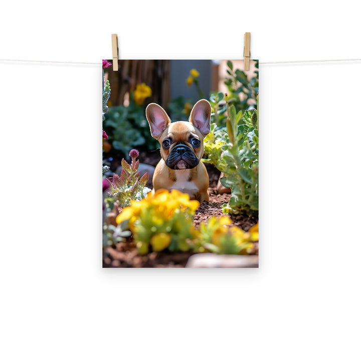 French Bulldog Photo paper poster - PosterfyAI.com