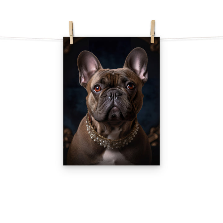 French Bulldog Photo paper poster - PosterfyAI.com