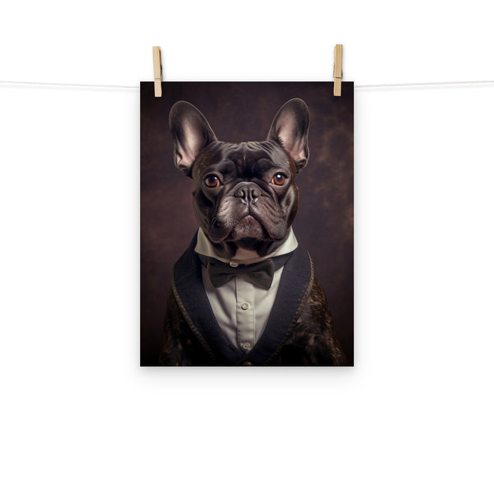 French Bulldog Photo paper poster - PosterfyAI.com