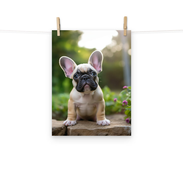 French Bulldog Photo paper poster - PosterfyAI.com