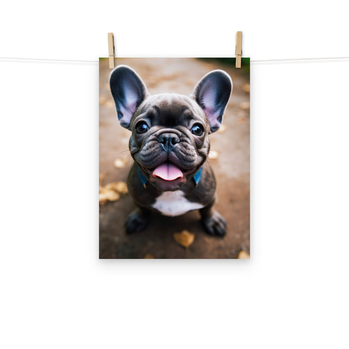 French Bulldog Photo paper poster - PosterfyAI.com