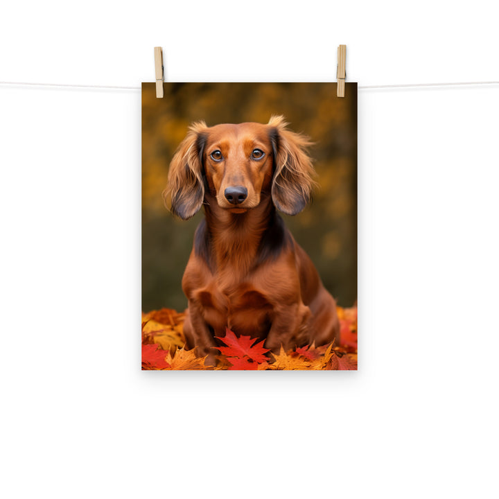 Dachshund Photo paper poster - PosterfyAI.com