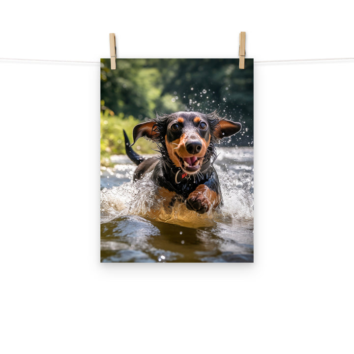 Dachshund Photo paper poster - PosterfyAI.com